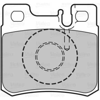 598272 Bremsbelagsatz, Scheibenbremse
