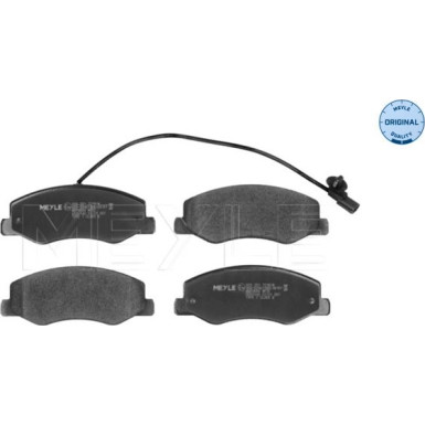 Meyle Bremsbelagsatz, Scheibenbremse MEYLE-ORIGINAL: True to OE 025 251 7218/W