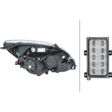 Hella | Hauptscheinwerfer | 1EJ 354 676-011