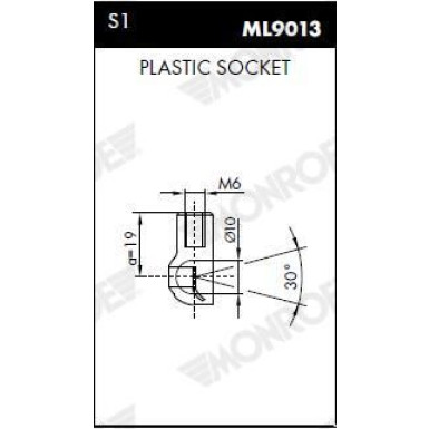ML5694 Gasfeder, Koffer-/Laderaum MONROE MaxLift