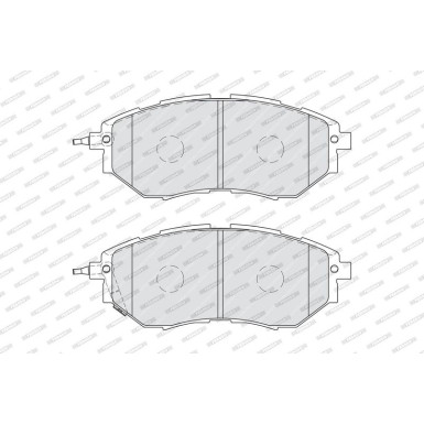 Ferodo | Bremsbelagsatz, Scheibenbremse | FDB1984