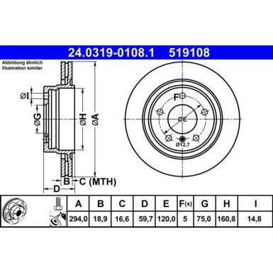 24.0319-0108.1 Bremsscheibe PowerDisc