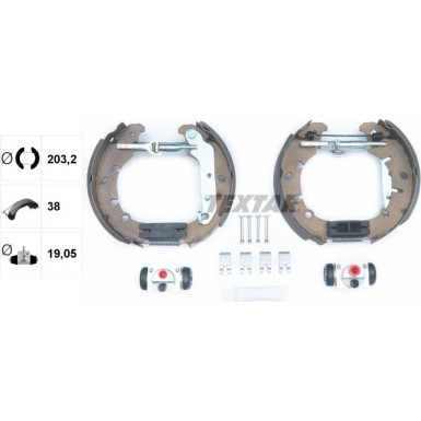 Textar Bremsbackensatz Shoe Kit Pro 84057301