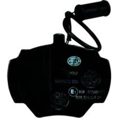 Hella | Bremsbelagsatz, Scheibenbremse | 8DB 355 019-241