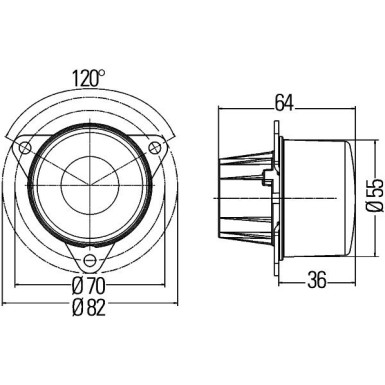 Hella | Rückfahrleuchte | 2ZR 011 172-501
