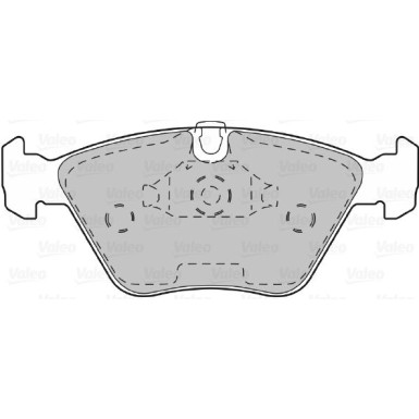 Valeo | Bremsbelagsatz, Scheibenbremse | 598310