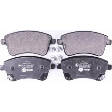 Hella Pagid | Bremsbelagsatz, Scheibenbremse | 8DB 355 015-331