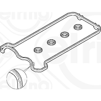 475.860 Dichtungssatz, Zylinderkopfhaube