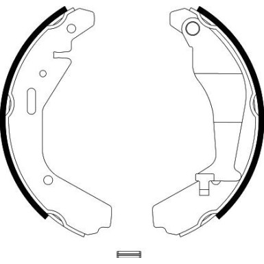 8DB 355 002-951 Bremsbackensatz