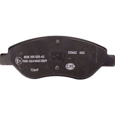 Hella | Bremsbelagsatz, Scheibenbremse | 8DB 355 025-631
