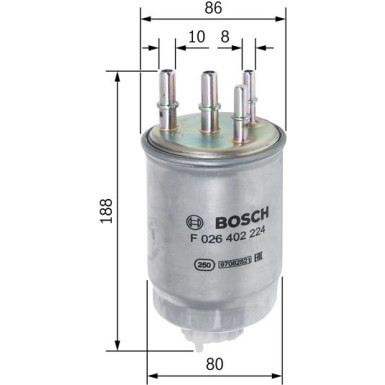 BOSCH F 026 400 425 Luftfilter BOSCH F 026 400 425 Luftfilter