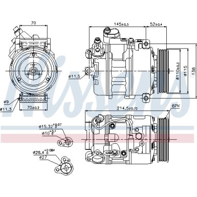 89214 Kompressor, Klimaanlage ** FIRST FIT **