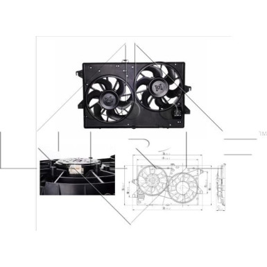 47000 Lüfter, Motorkühlung