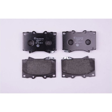 Hella | Bremsbelagsatz, Scheibenbremse | 8DB 355 009-371