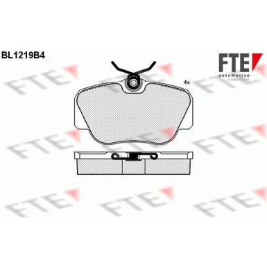 9010065 Bremsbelagsatz, Scheibenbremse