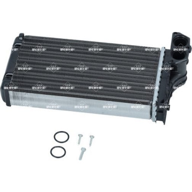 NRF | Wärmetauscher, Innenraumheizung | ohne Rohr | 53634
