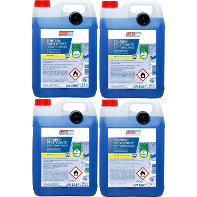 EUROLUB | Frostschutz, Scheibenreinigungsanlage | 4x 5L FERTIGMISCHUNG -20°C | 10012450 EUROLUB | Frostschutz, Scheibenreinigungsanlage | 4x 5L FERTIGMISCHUNG -20°C | 10012450