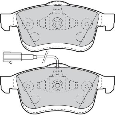 Valeo Bremsbelagsatz, Scheibenbremse ESSENTIAL 302109