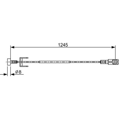 1 987 482 633 Seilzug, Feststellbremse 1 987 482 633 Seilzug, Feststellbremse