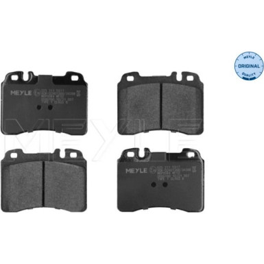 025 211 5317 Bremsbelagsatz, Scheibenbremse MEYLE-ORIGINAL: True to OE.