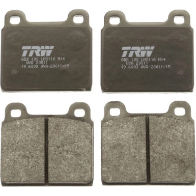 TRW Bremsbelagsatz, Scheibenbremse COTEC GDB100