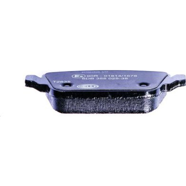 Hella | Bremsbelagsatz, Scheibenbremse | 8DB 355 025-351