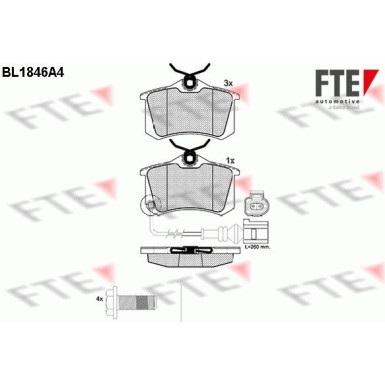 9010426 Bremsbelagsatz, Scheibenbremse