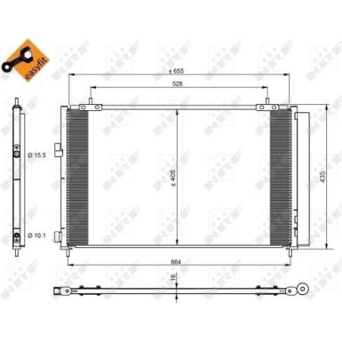350222 Kondensator, Klimaanlage EASY FIT 350222 Kondensator, Klimaanlage EASY FIT