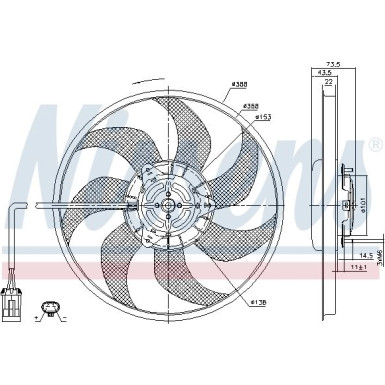 85934 Lüfter, Motorkühlung