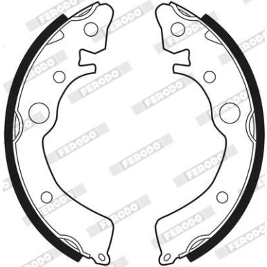Ferodo | Bremsbackensatz | FSB204 Ferodo | Bremsbackensatz | FSB204