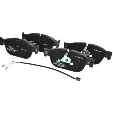 Delphi | Bremsbelagsatz, Scheibenbremse | LP2198