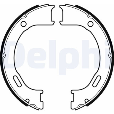 LS2076 Bremsbackensatz, Feststellbremse