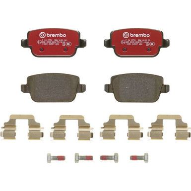 Brembo Bremsbelagsatz, Scheibenbremse XTRA LINE P 24 075X