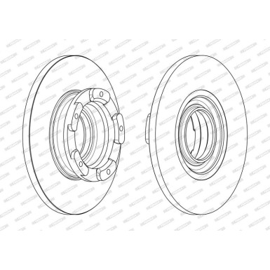 Ferodo | Bremsscheibe | DDF2471