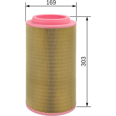 BOSCH F 026 400 059 Luftfilter