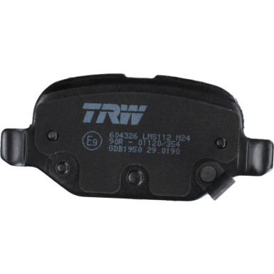 TRW | Bremsbelagsatz, Scheibenbremse | GDB1950
