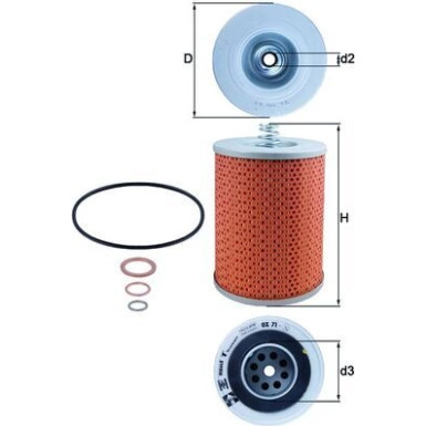 OX 71D Ölfilter