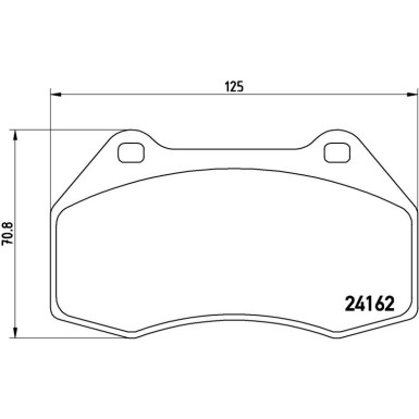 Brembo Bremsbelagsatz, Scheibenbremse PRIME LINE P 68 036