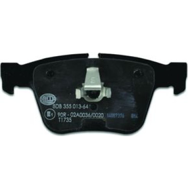 Hella | Bremsbelagsatz, Scheibenbremse | 8DB 355 013-641