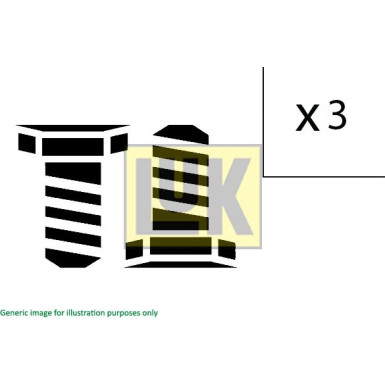 411 0156 11 Schraubensatz, Schwungrad