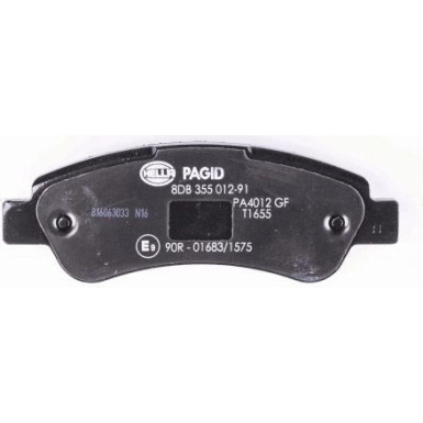 Hella Pagid | Bremsbelagsatz, Scheibenbremse | 8DB 355 012-911