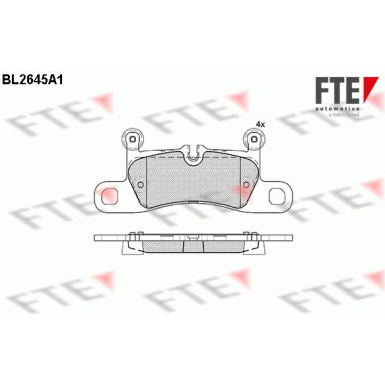 9010888 Bremsbelagsatz, Scheibenbremse