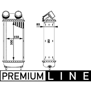 Mahle | Ladeluftkühler | CI 86 000P