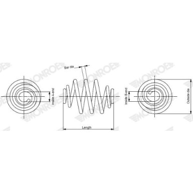 Monroe | Fahrwerksfeder | SP3411
