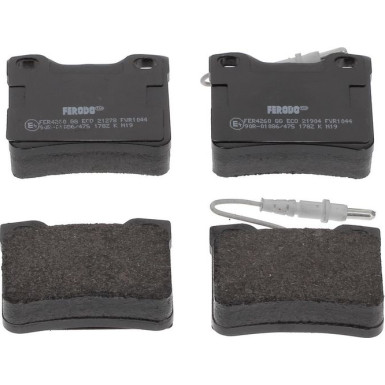 Ferodo | Bremsbelagsatz, Scheibenbremse | FVR1044