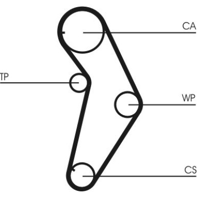 CT927WP1 Wasserpumpe + Zahnriemensatz
