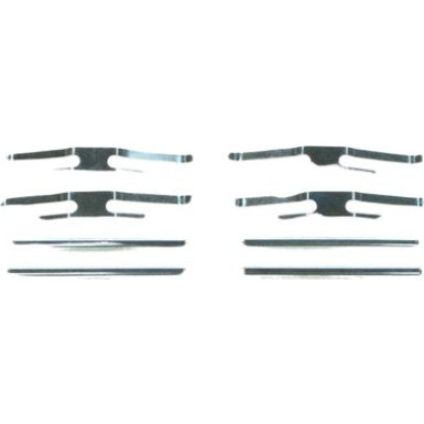 1 987 474 604 Zubehörsatz, Scheibenbremsbelag