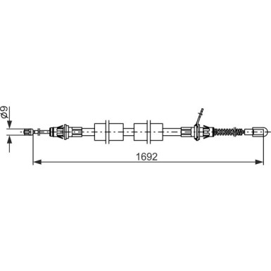 1 987 482 925 Seilzug, Feststellbremse