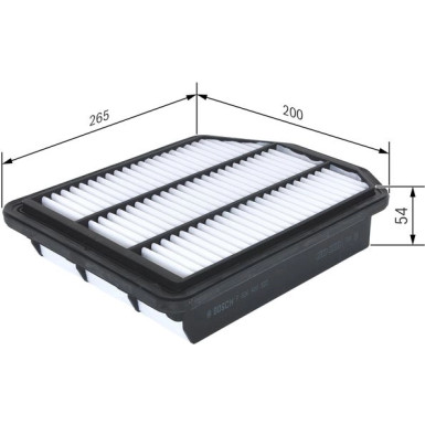 BOSCH F 026 400 522 Luftfilter BOSCH F 026 400 522 Luftfilter