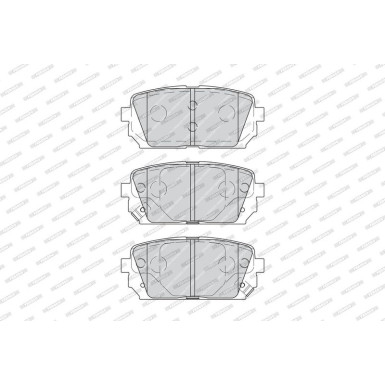 Ferodo | Bremsbelagsatz, Scheibenbremse | FDB4193